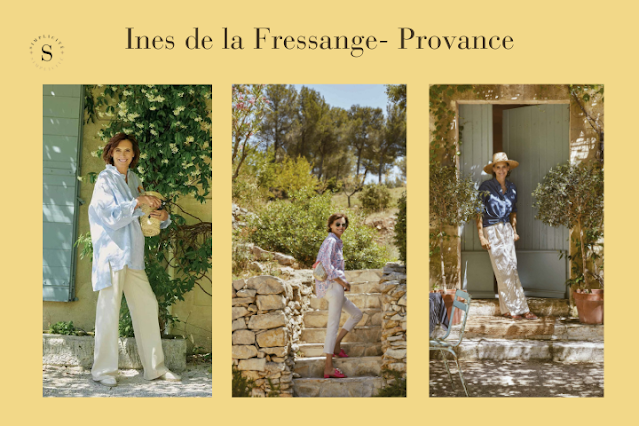 Imagena de Ines de la Fressange na Provence