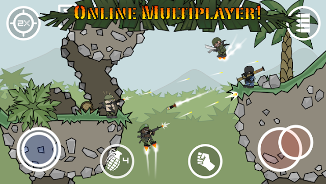  is an action game android developed by Appsomniacs LLC has new version update Doodle Army 2 Mini Militia MOD APK [Mega, Unlocked] Free Android v2.2.61