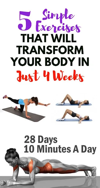 Transform Your Body in Just 4 Weeks With These Five Simple Exercises
