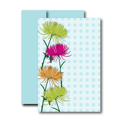 Cards For Mums. the spider mums card that