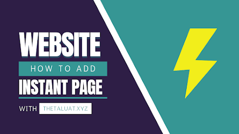 How to Load Pages instantly with Instant.page in Blogger?