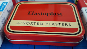 Elastoplast new release vintage red tin