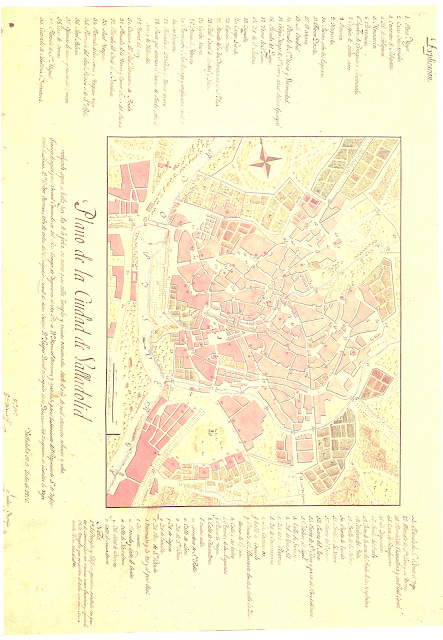 Planos de la Ciudad de Valladolid | Mapas antiguos | Urbanismo | El plano de Bentura Seco de 1738