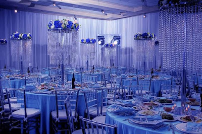 Blue And White Decorations