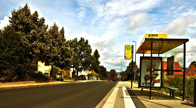 Bus stop shelter,Road,city