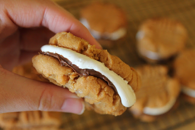Flour-less Peanut Butter Cookies via The Taste Tester