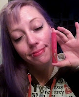 sleeping beauty purple hair milani lip gloss stain lipstick makeup haul