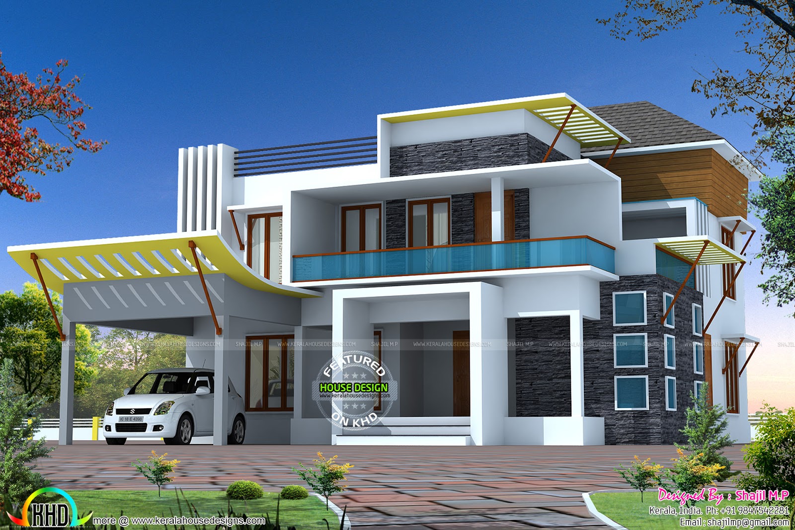 May 2022 Kerala home design and floor plans