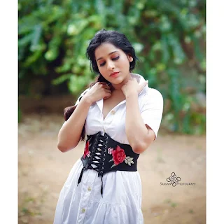 Anchor Rashmi Gautam Latest White Dress Photoshoot