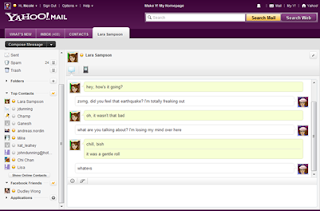 Halaman Web Yahoo! Messenger