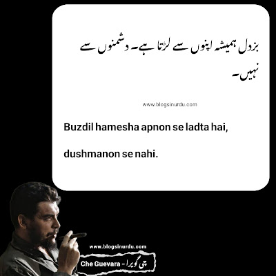 Che Guevara Quotes in Urdu - چی گویرا