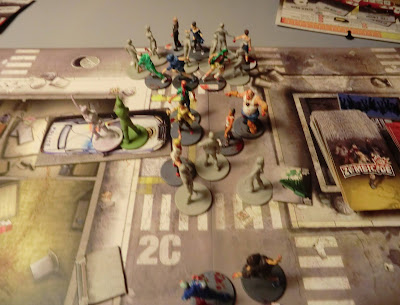 Zombicide! gameplay using cars