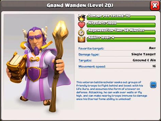 rincian kemampuan grand warden hero