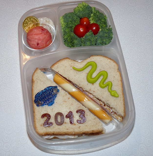 2013 year of the snake bento