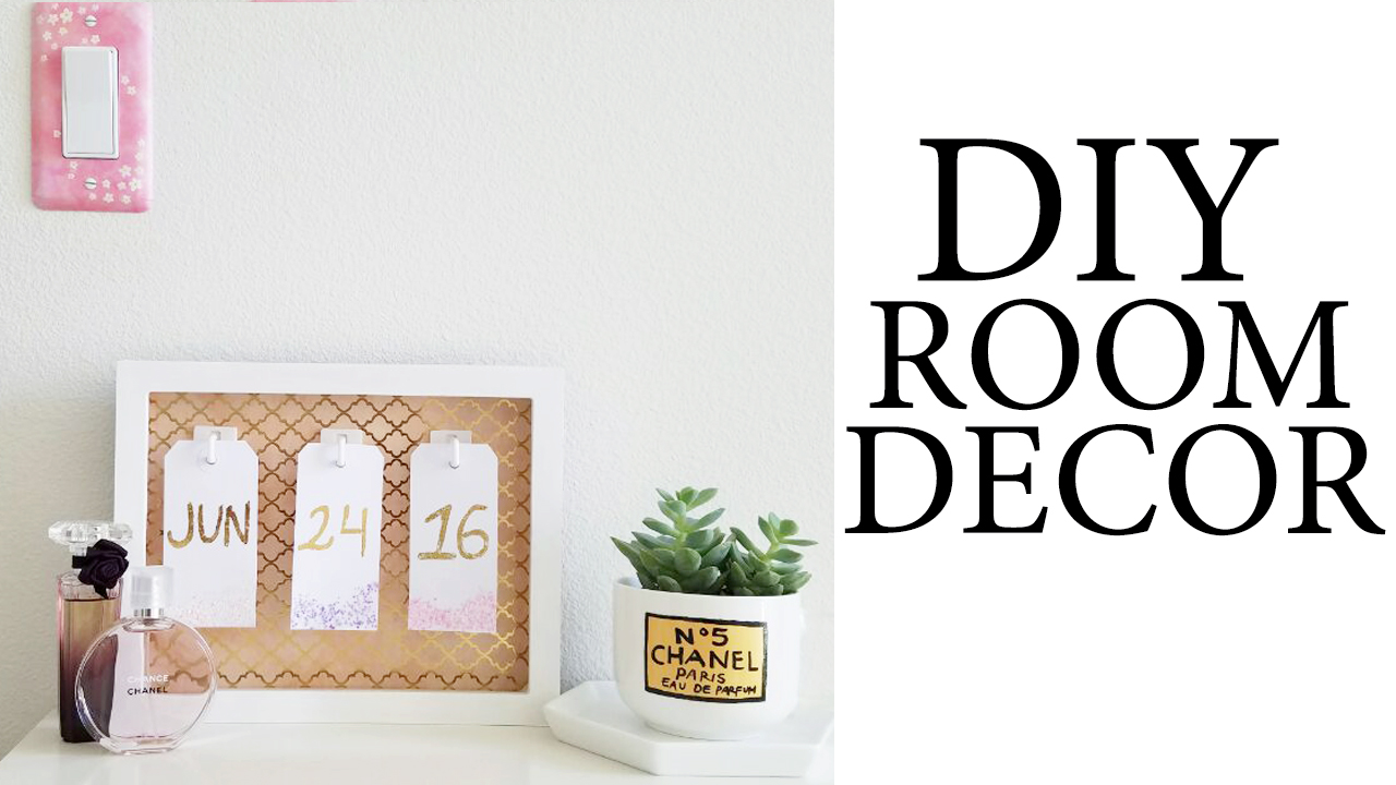  DIY  Tumblr  Pinterest Inspired Room  Desk Decor  