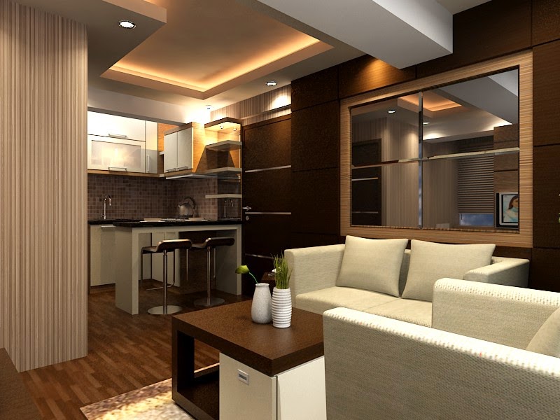 desain interior apartemen konsep minimalis  nuansa
