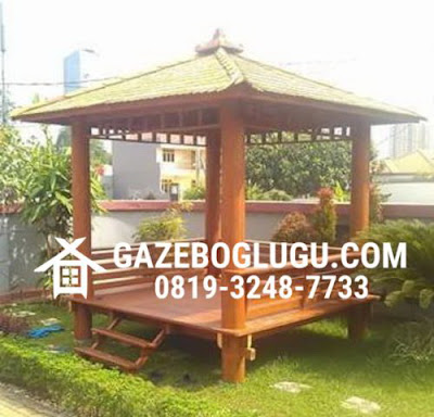 Harga Gazebo Kayu Glugu