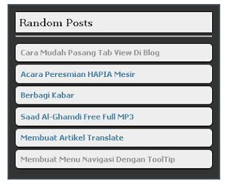 Cara Membuat Random Post Di Blog,Membuat Random Post Di Blogger,Random Post Di Blogspot