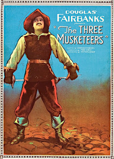 Movie poster for The Three Musketeers (1921).