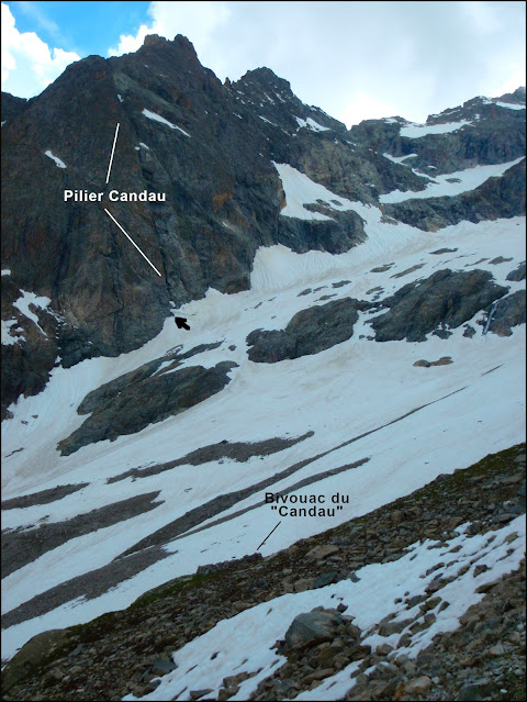 Pilier Candau de l'Aiguille de la Gandolière