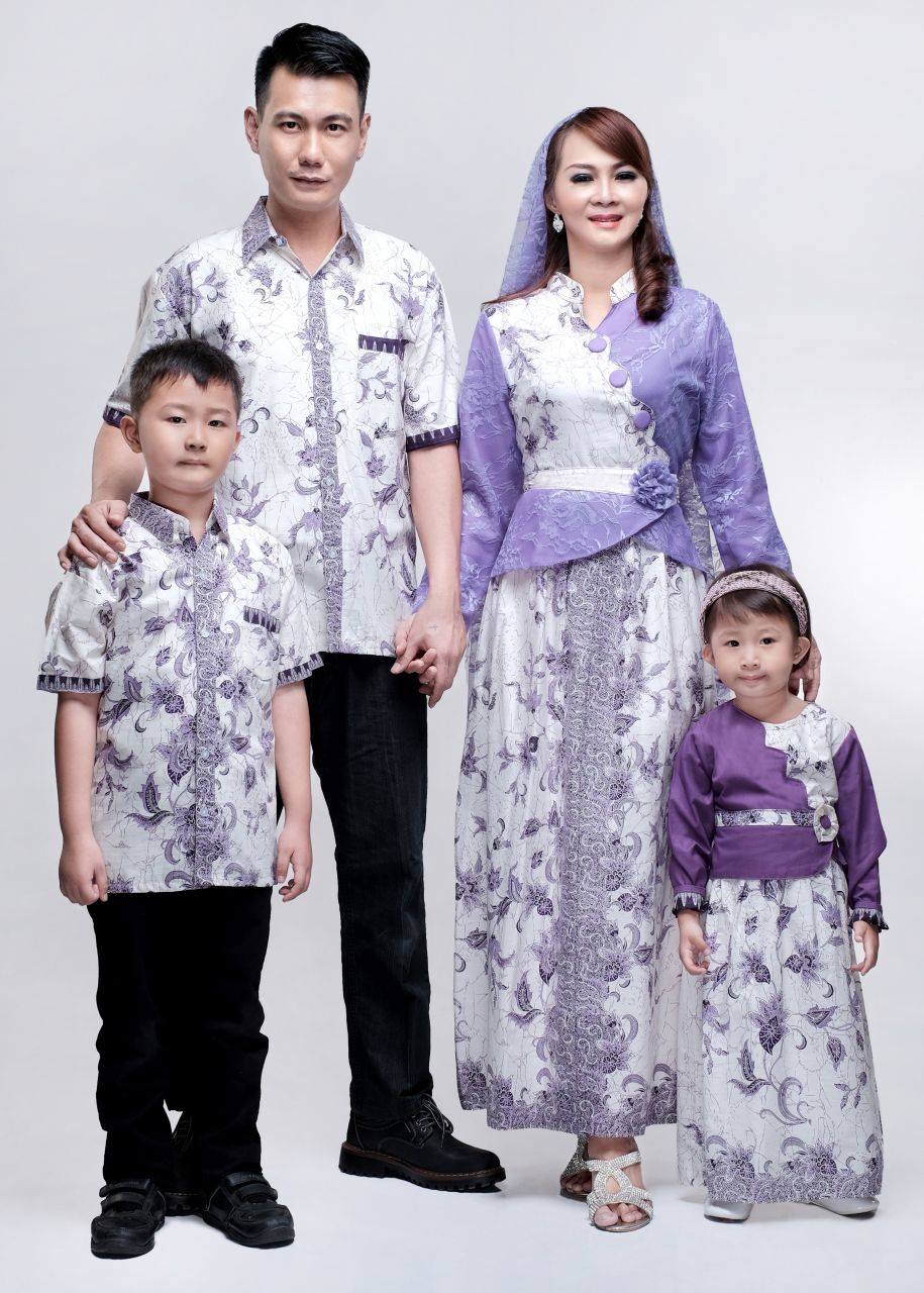  Baju  Batik  Gamis Sarimbit Keluarga  Zoya Batik  Bagoes Solo