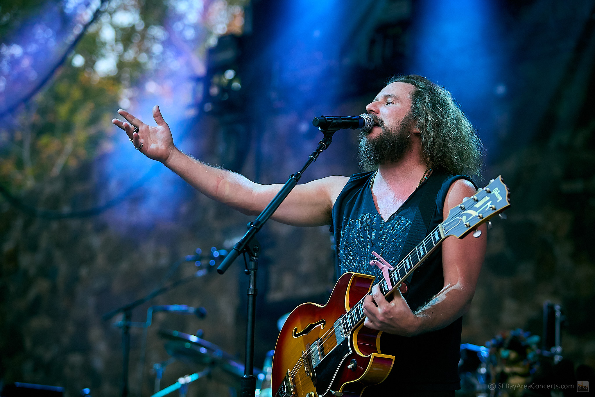 My Morning Jacket's Jim James @ the Frost Amphitheater (Photo: Kevin Keating)