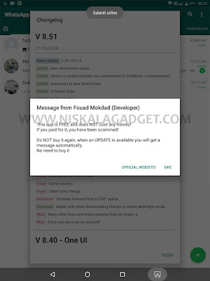 Download Whatsapp MOD Terbaru Desember 2020 dan Cara Installnya