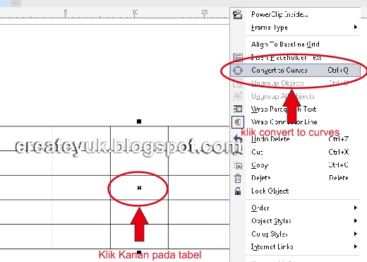 Cara membuat tabel di corel draw ~ Createyuk | Panduan ...