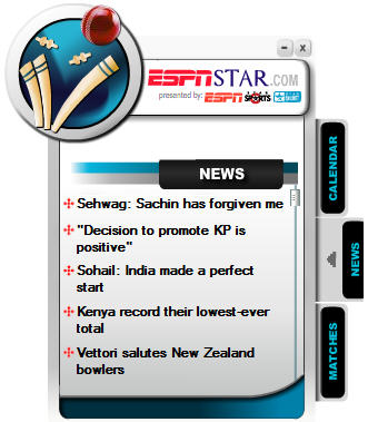 cricket live score board. Cricket score board on your