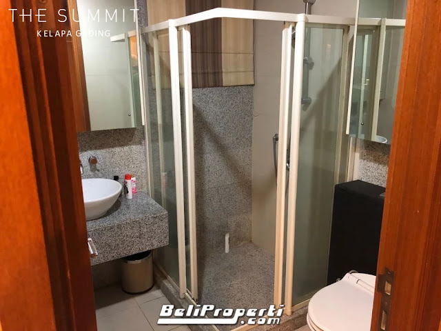 jual 2br full furnished the summit apartment