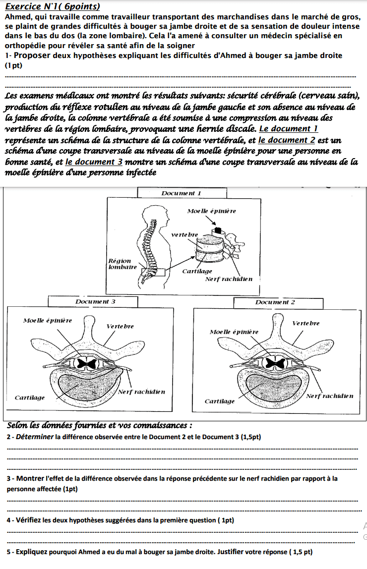 comment proposer une hypothèse Régional svt 3ac