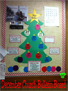 Christmas Bulletin Board Idea on Kims Kandy Kreations