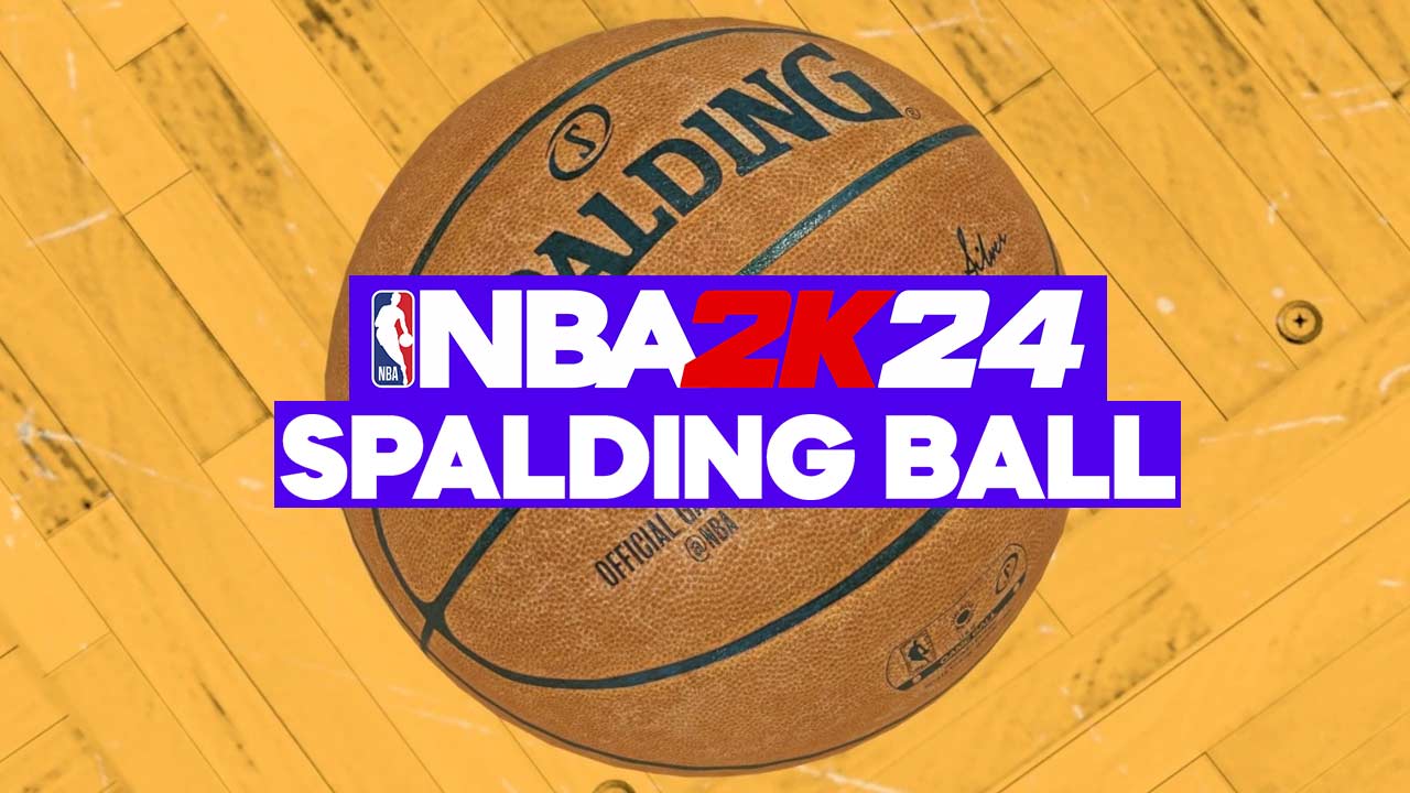 NBA 2K24 Realistic Spalding NBA Ball 8K