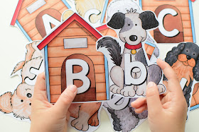 Dogs Breed Letters and Number Cards
