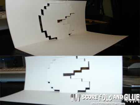 Pacman Pop-up Card