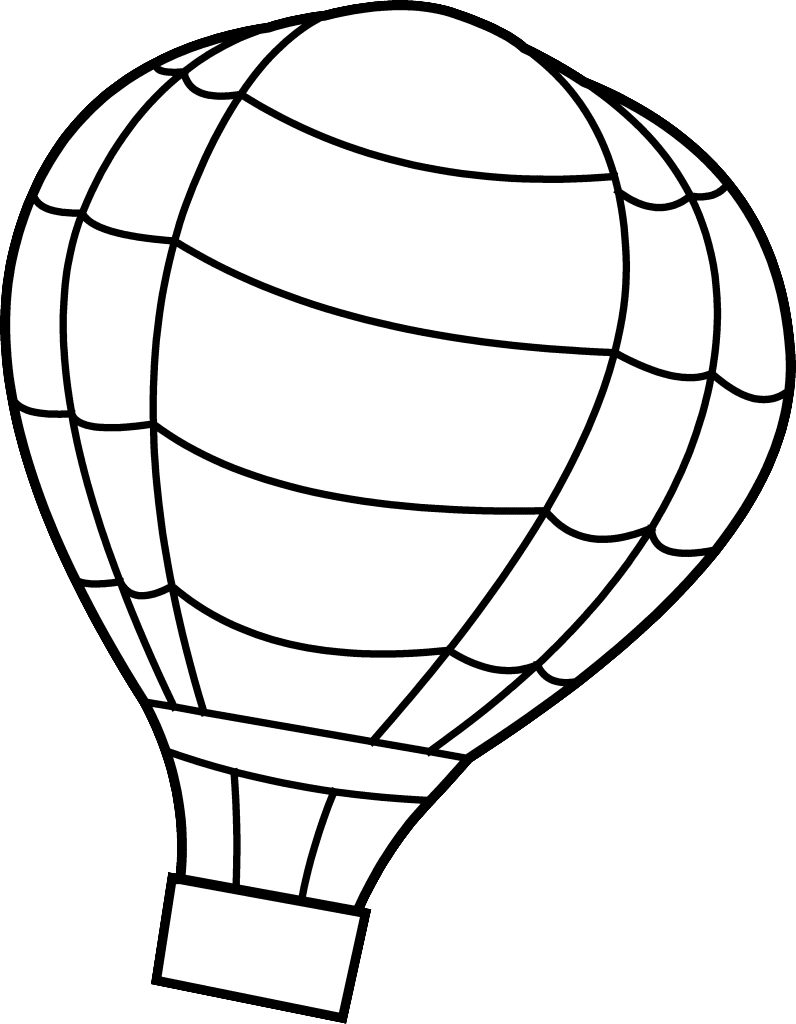  Gambar  Mewarnai  Balon  Udara Untuk Anak PAUD dan TK
