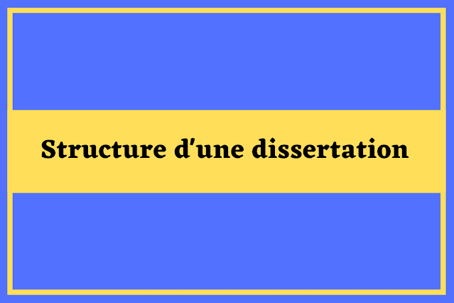Structure d'une dissertation