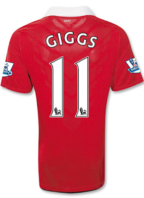 Ryan Giggs Home Jersey Manchester United 2011