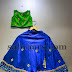 Blue Light Green Silk Lehenga