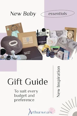 New Baby Essentials Gift Guide pinterest graphic