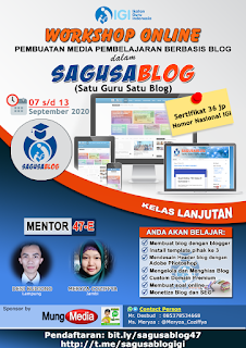 DESBUD ID - Laporan Mentor Workshop Online Sagusablog 47 Lanjutan