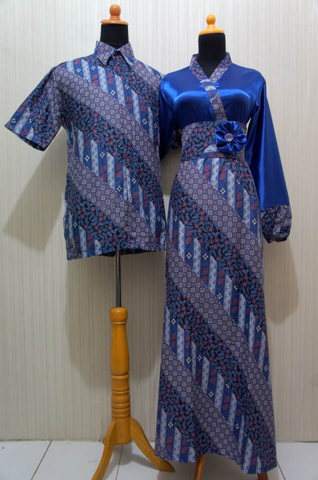 Baju Grosir Jogja: Sarimbit Batik Kimono-SBKK Biru (SOLD 