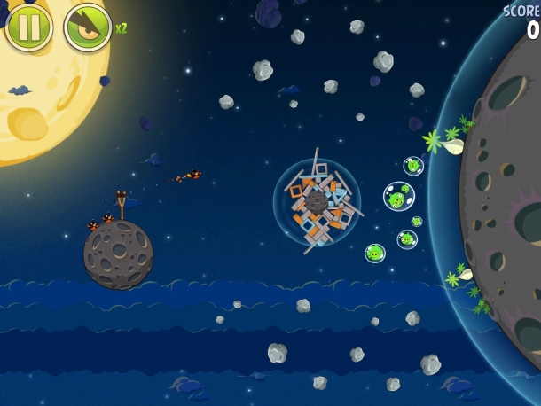 Angry Birds Space Screenshot