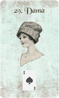 carta de lenormand 29 mujer