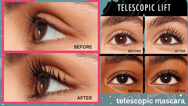 Before and After Telescopic Mascara