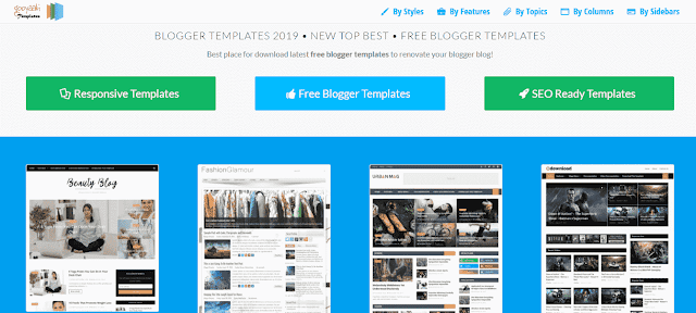 Website tải Template Blogspot chuẩn SEO miễn phí mới nhất 2019