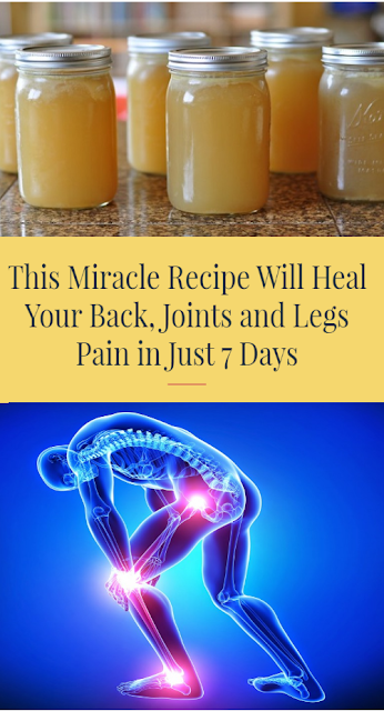 This Miracle Recipe Will Heal Your Back, Joints and Legs Pain in Just 7 Days