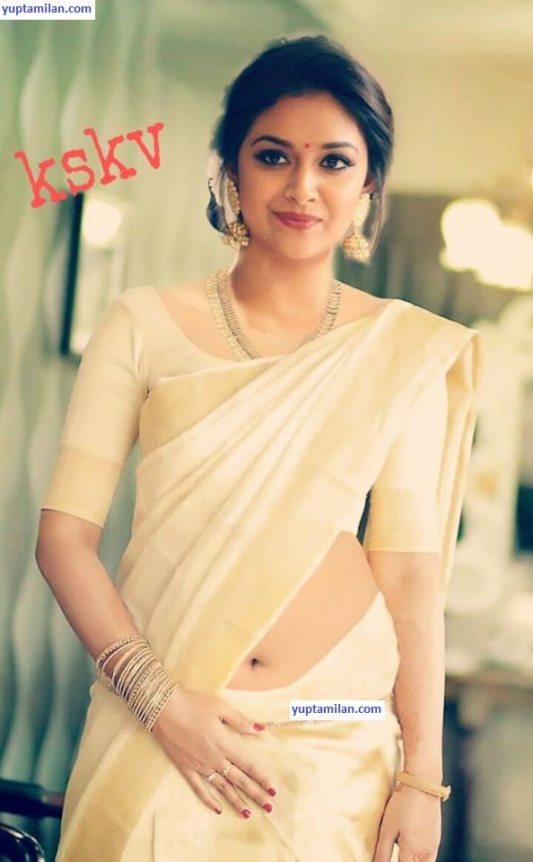 Keerthy Suresh Sexy Navel Photos