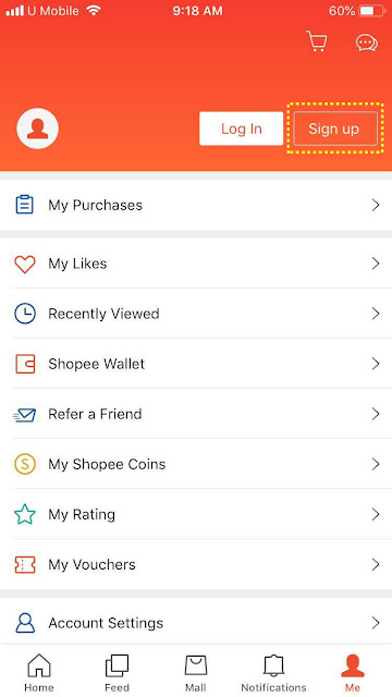 Signup as Shopee seller