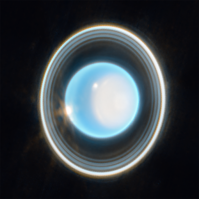 Uranus by James Webb Space Telescope, 2023, February, 6